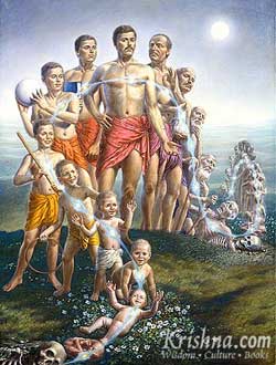 "As the embodied soul continually passes, in this body, from  boyhood to youth to old age,  the soul similarly passes into another body at death. A  sober person is not  bewildered by such a change." Bhagavad-gita 2.13